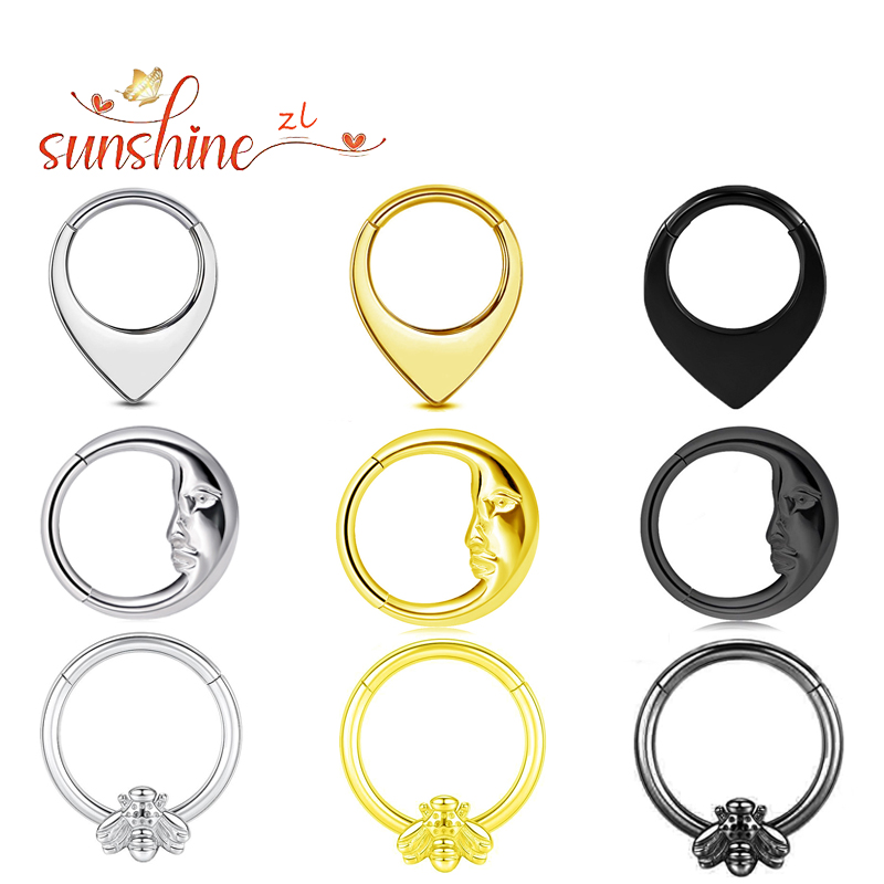 Body Piercing Quality Jewelry - 1PS Stainless steel High quality Waterdrop