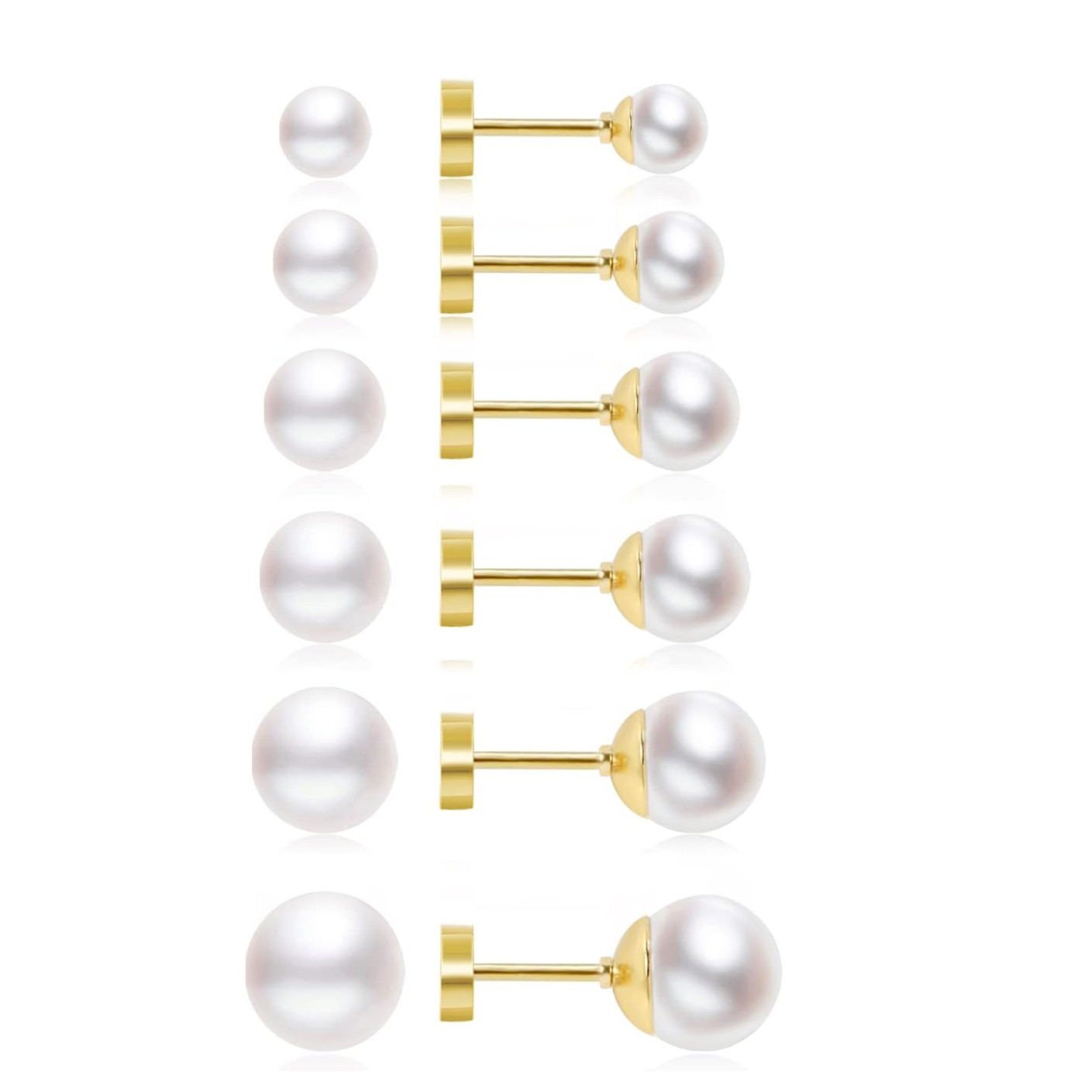 Body Jewelry Hypoallergenic - Valentine's Day Gift Elegant Pearl Stud