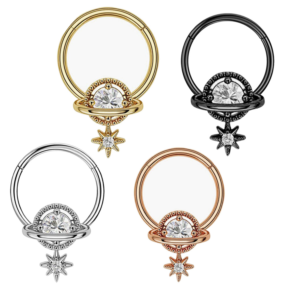 Body Jewelry And Earrings - Septum Rings Planet Jewelry Surgical Steel