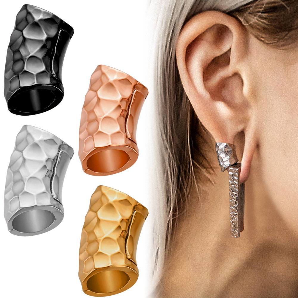 Body Jewelry Hangers - Giga 1/2Pcs Hammered Ear Weights Hanger