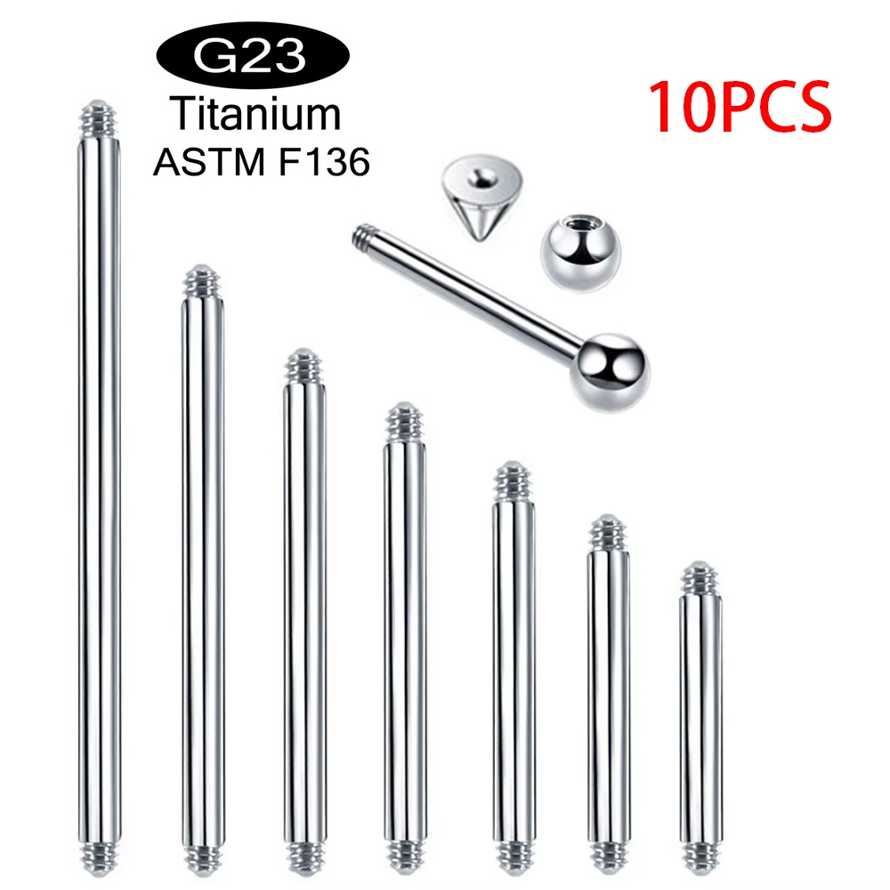 Body Jewelry Implant Grade - 10pcs/lot ASTM F136 Implantable Grade Titanium