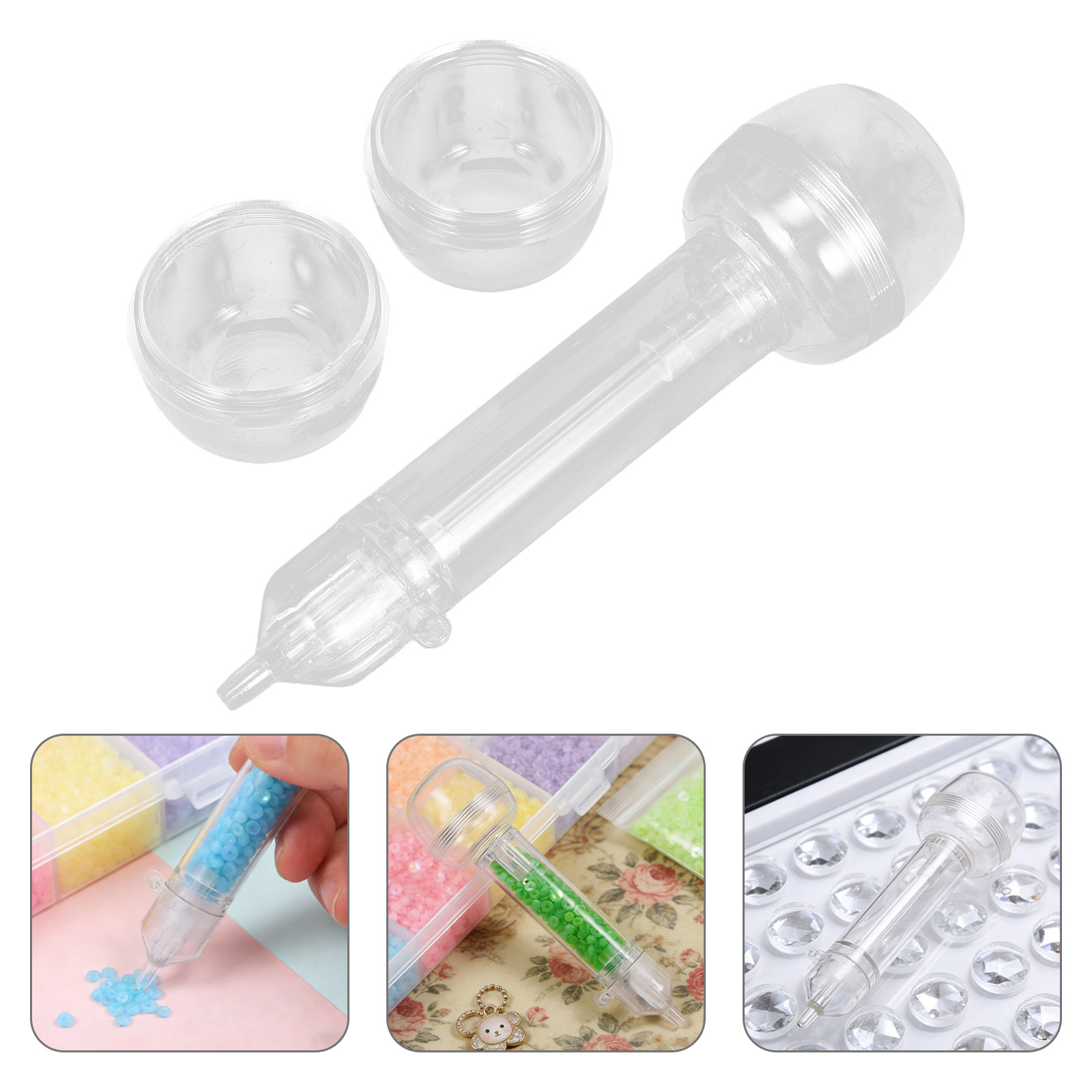 Body Jewelry Usa - 2Pcs Fuse Bead Pen Transparent Body