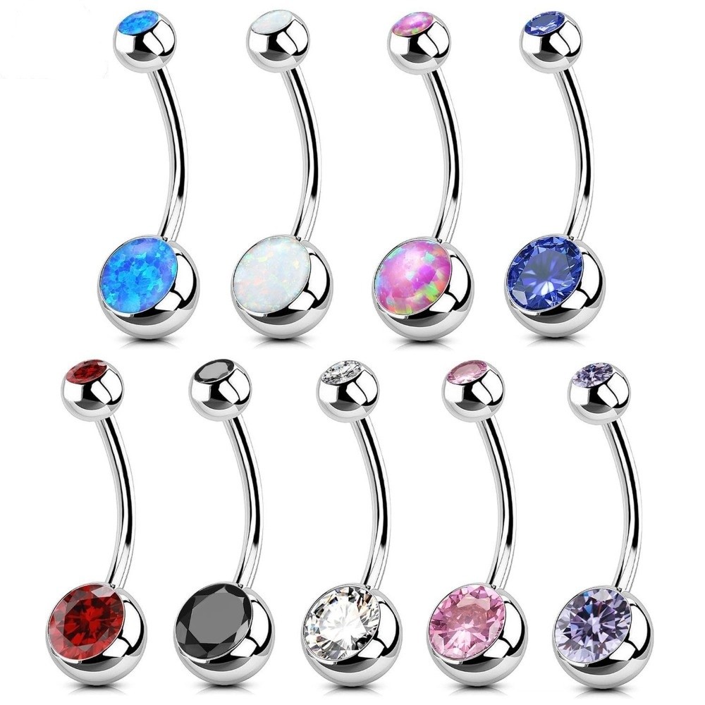 Body Piercing Quality Jewelry - High Quality Titanium Material Belly Button