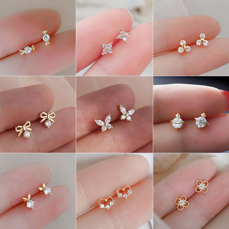 Body Jewelry Hypoallergenic - Multiple Style Earrings For Women Mini