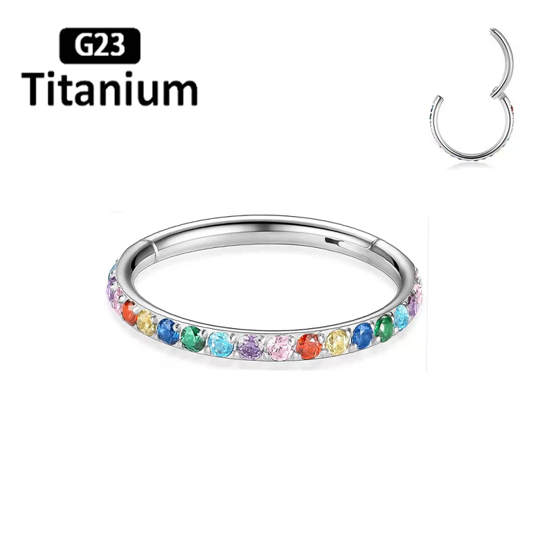 ASTM F136 Titanium Earrings Hi - Body Piercing Quality Jewelry ulasan dan harga