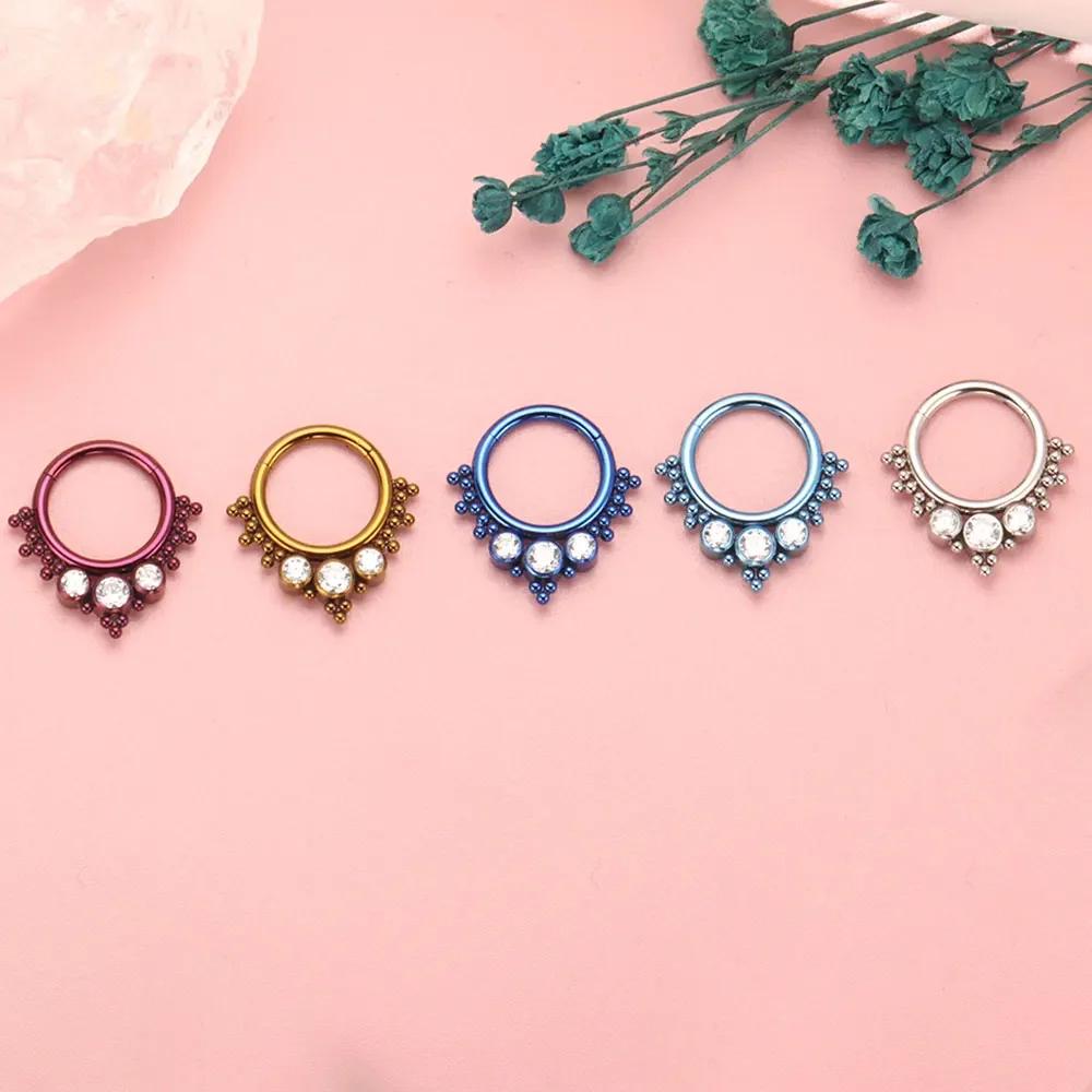 ASTM F136 Titanium Clicker Hig - Body Piercing Quality Jewelry ulasan dan harga