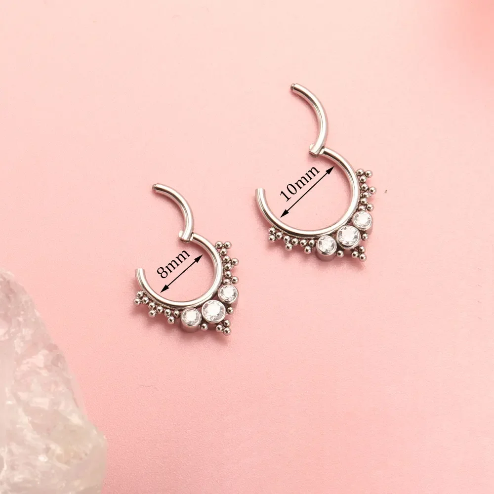 ASTM F136 Titanium Clicker Hig - Body Piercing Quality Jewelry ulasan dan harga