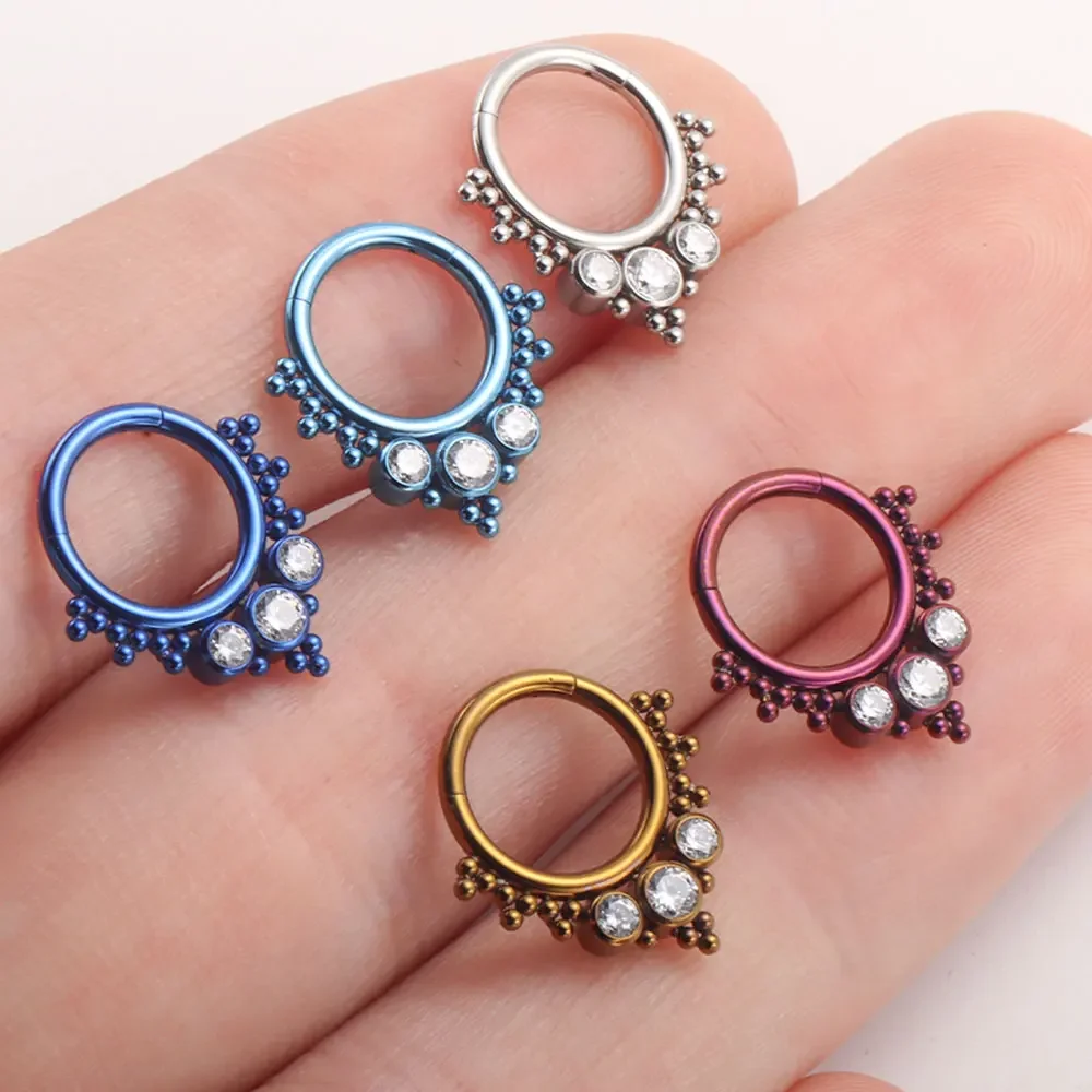 ASTM F136 Titanium Clicker Hig - Body Piercing Quality Jewelry ulasan dan harga
