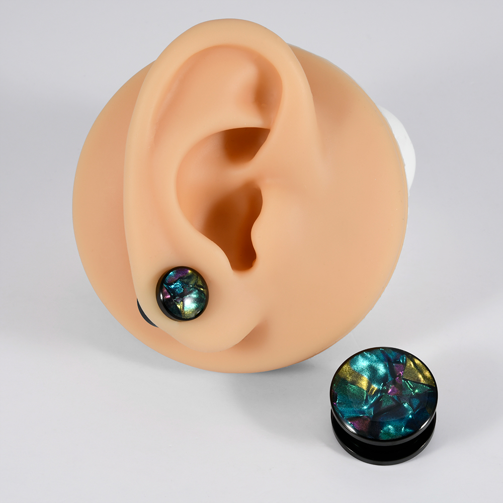 1PC Stainless Steel Mix Colors - Body Jewelry Ear Plugs ulasan dan harga
