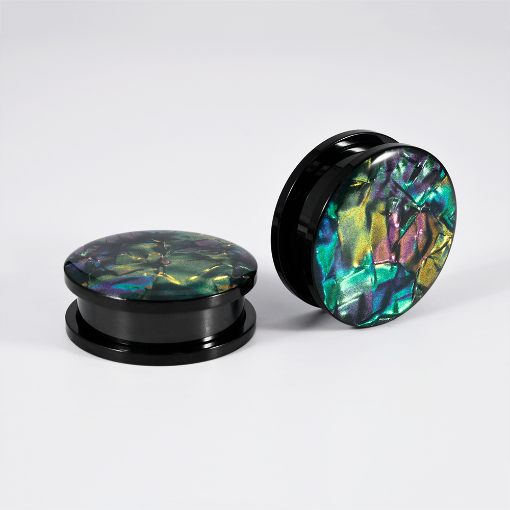 1PC Stainless Steel Mix Colors - Body Jewelry Ear Plugs ulasan dan harga