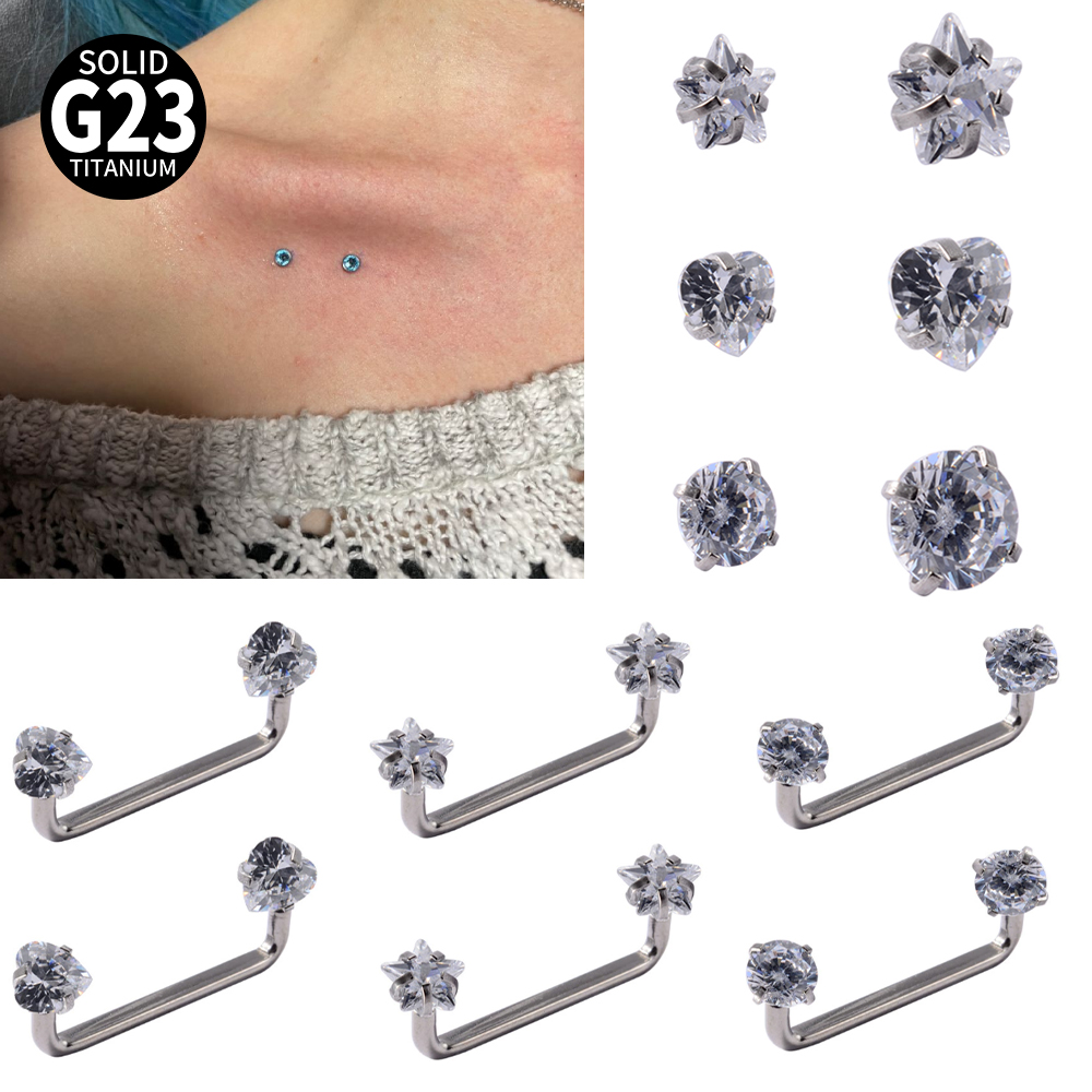 3-1PCS Implant Grade Titanium  - Body Jewelry Implant Grade ulasan dan harga