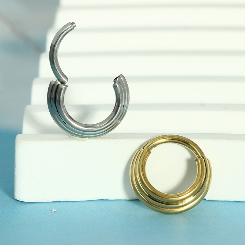 Nose Hoop Earrings Metal Nose  - Body Jewelry And Earrings ulasan dan harga