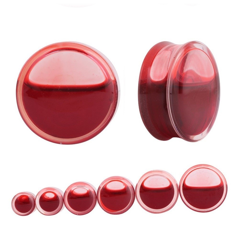 Double Saddle Ear Plug Jewelry - Body Jewelry Ear Plugs ulasan dan harga