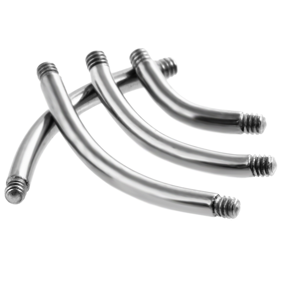50Pcs/lot G23 Titanium Eyebrow - Belly Bar Titanium ulasan dan harga
