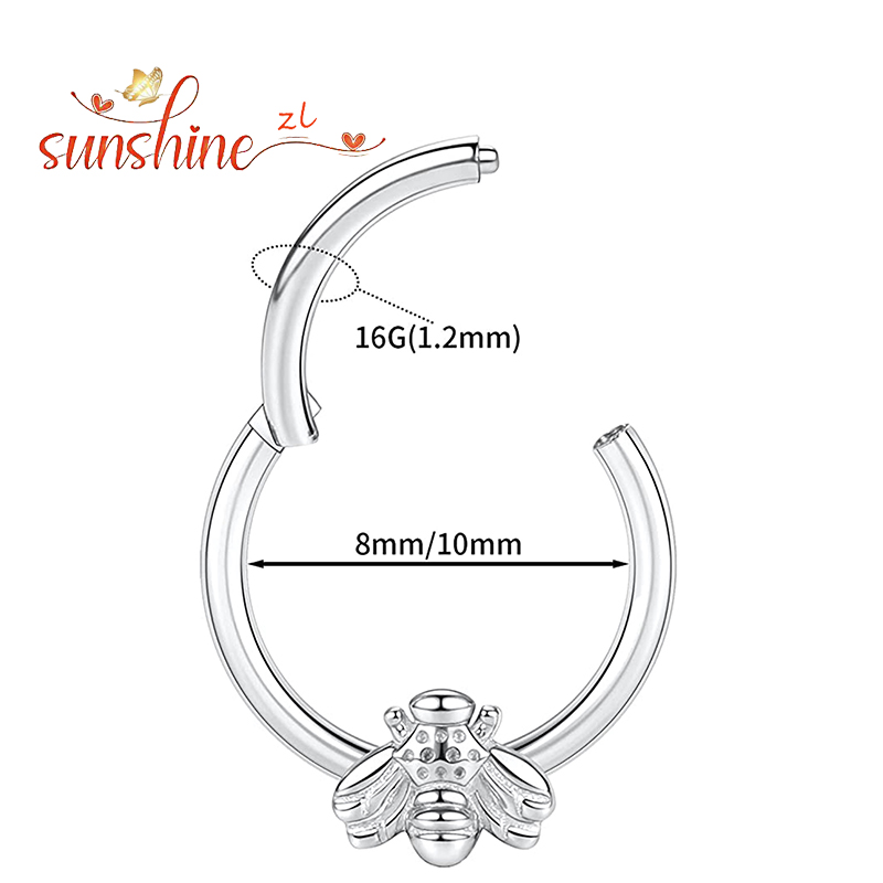 1PS Stainless steel High quali - Body Piercing Quality Jewelry ulasan dan harga