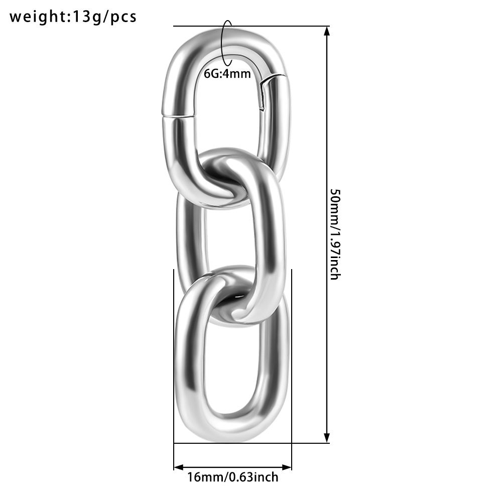 Vankula 2PCS Stainless Steel 4 - Body Jewelry Hangers ulasan dan harga