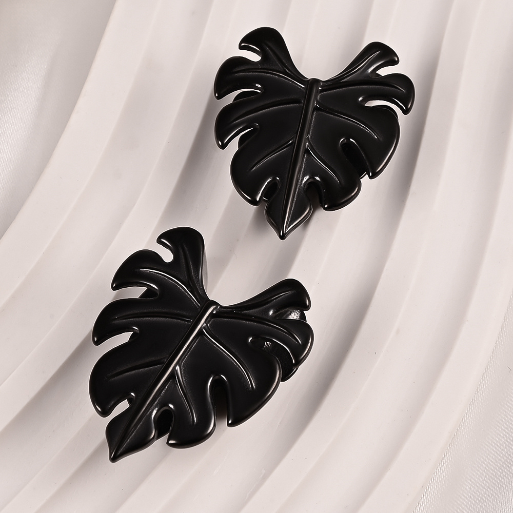 Vanku 2PCS Leaves Open Saddle  - Body Jewelry Hangers ulasan dan harga