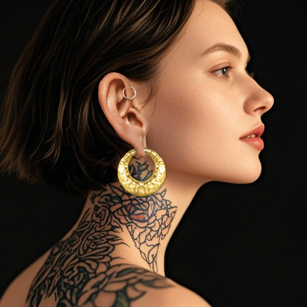Vankula 2PCS round Ear Hoop We - Body Jewelry Hangers ulasan dan harga