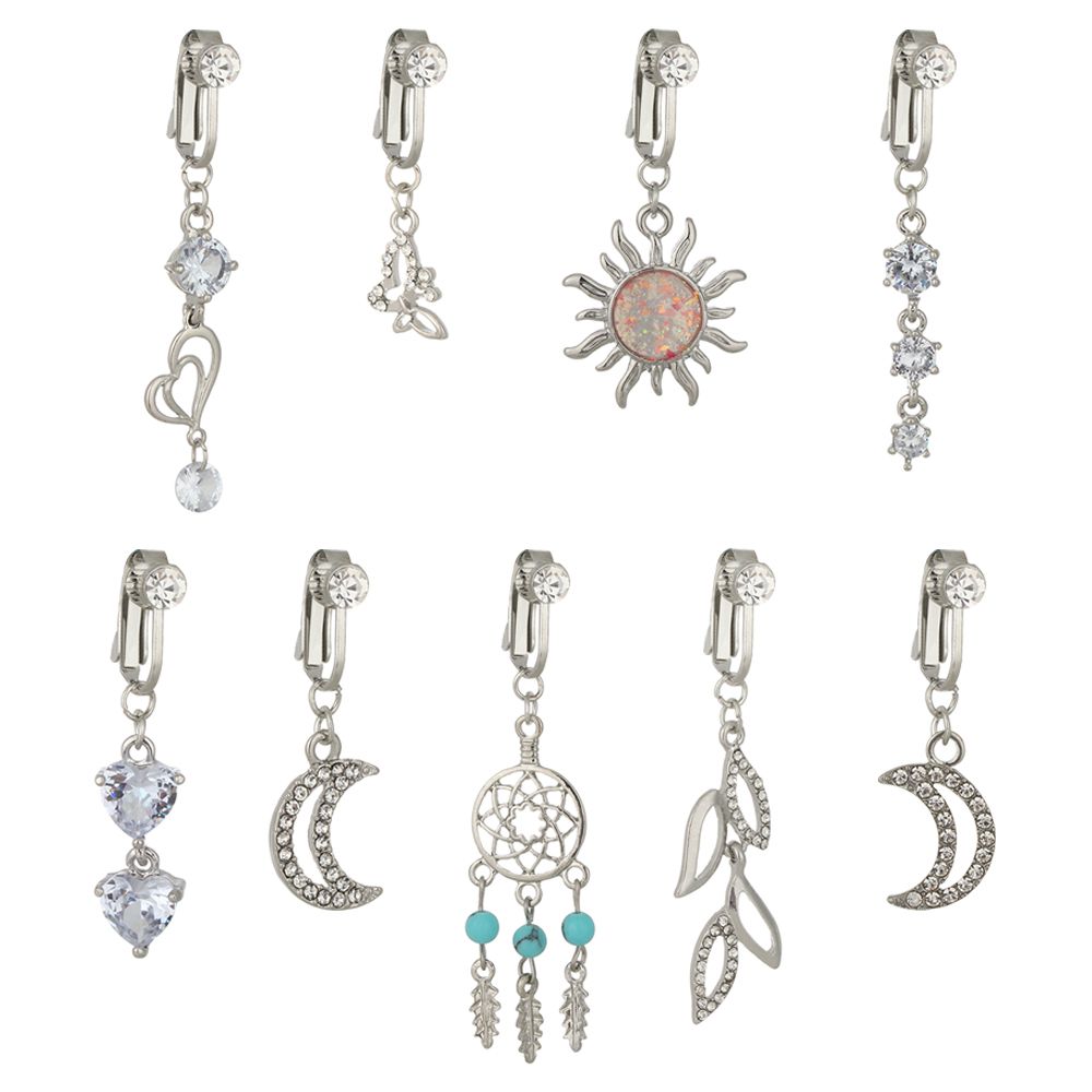 Faux Fake Belly Butterfly Fake - Body Jewelry And Earrings ulasan dan harga