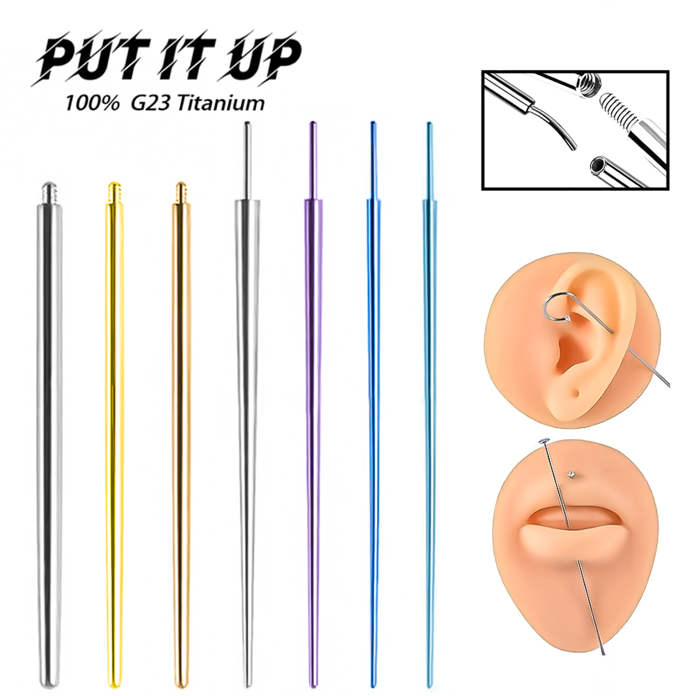 PUTITUP 10-Piece Set Of F136 T - Body Jewelry Implant Grade ulasan dan harga