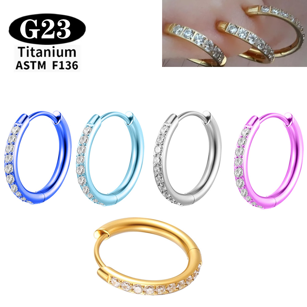 ASTM F136 G23 Titanium arring  - Body Piercing Quality Jewelry ulasan dan harga