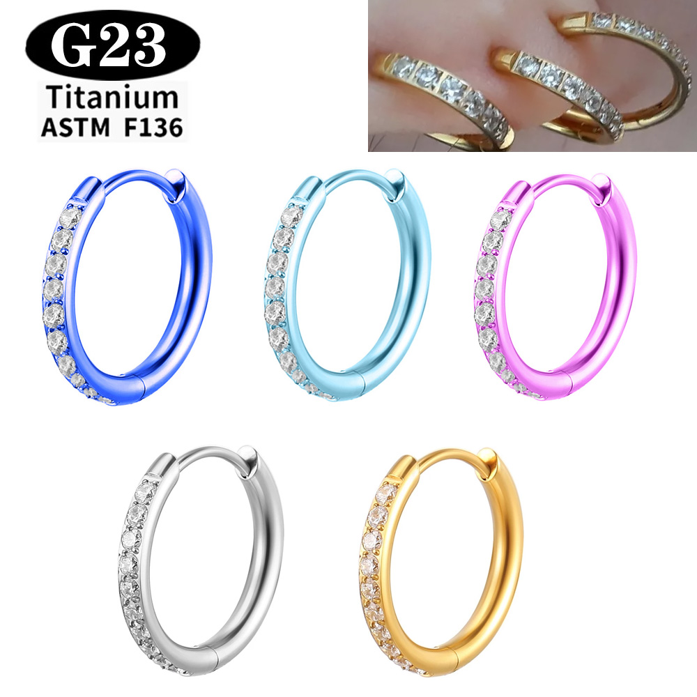 ASTM F136 G23 Titanium arring  - Body Piercing Quality Jewelry ulasan dan harga