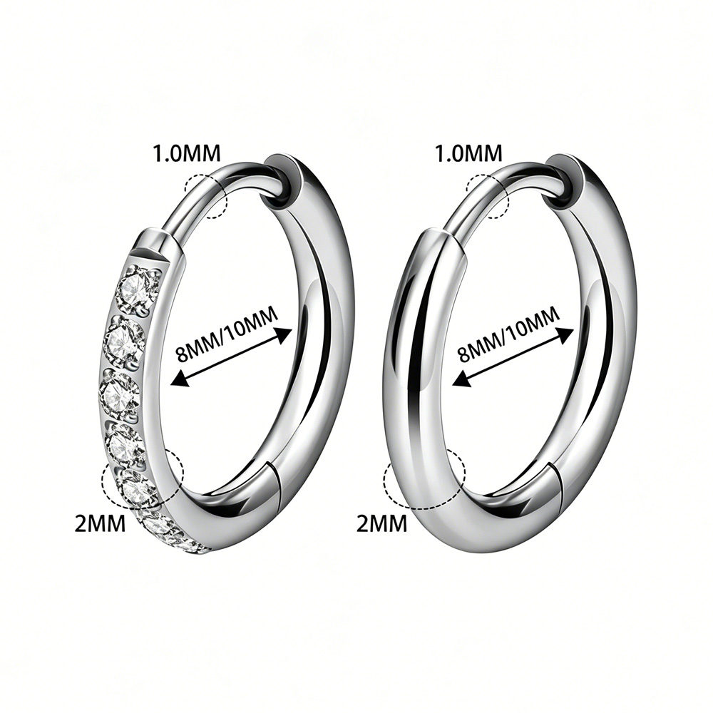 ASTM F136 G23 Titanium arring  - Body Piercing Quality Jewelry ulasan dan harga