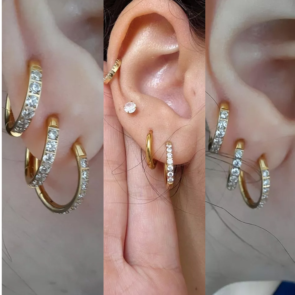 ASTM F136 G23 Titanium arring  - Body Piercing Quality Jewelry ulasan dan harga