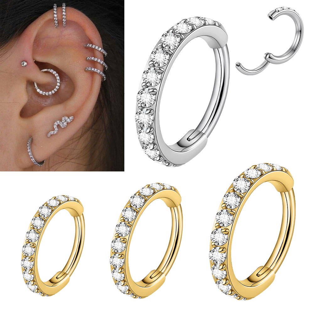 1PC 316L Stainless Steel High  - Body Piercing Quality Jewelry ulasan dan harga