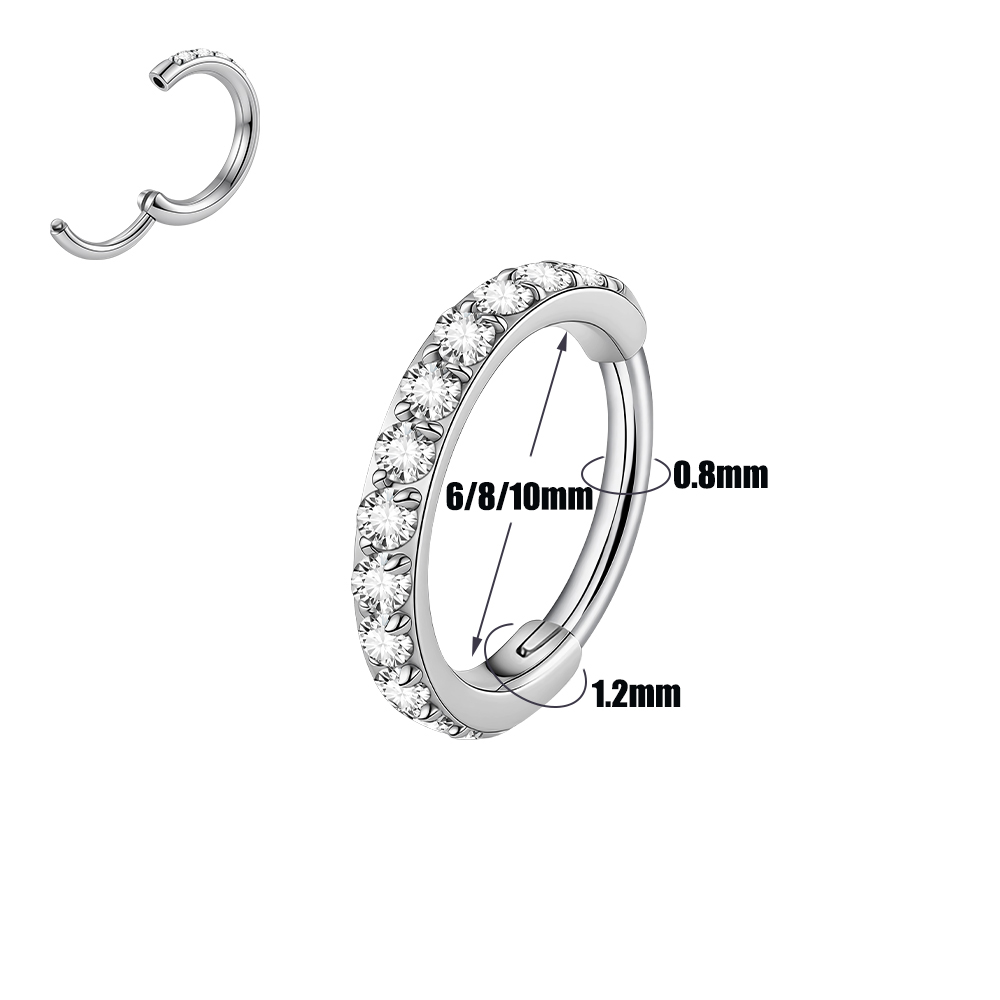1PC 316L Stainless Steel High  - Body Piercing Quality Jewelry ulasan dan harga