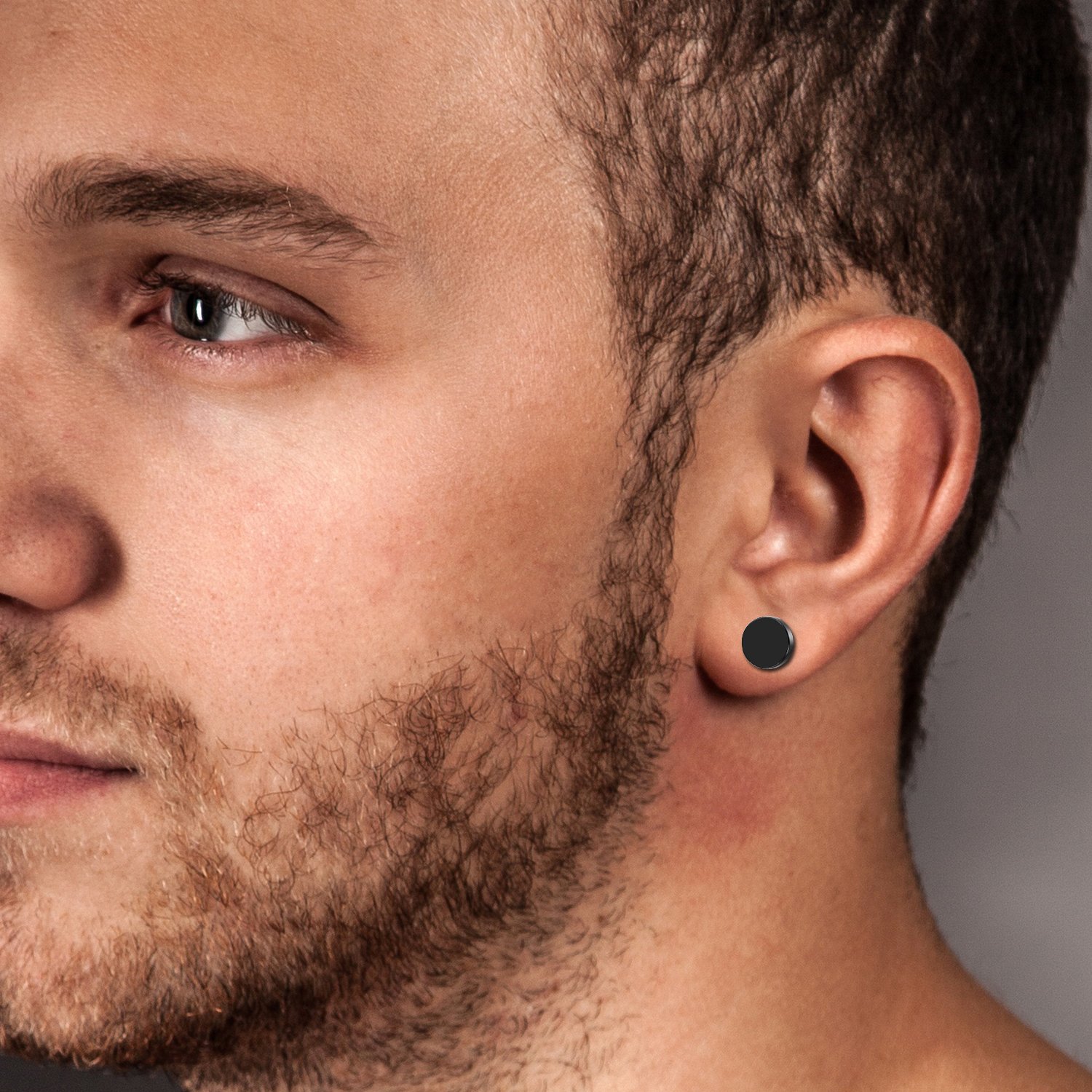 2Pcs/6Pcs Black Stainless Stee - Body Jewelry Ear Plugs ulasan dan harga