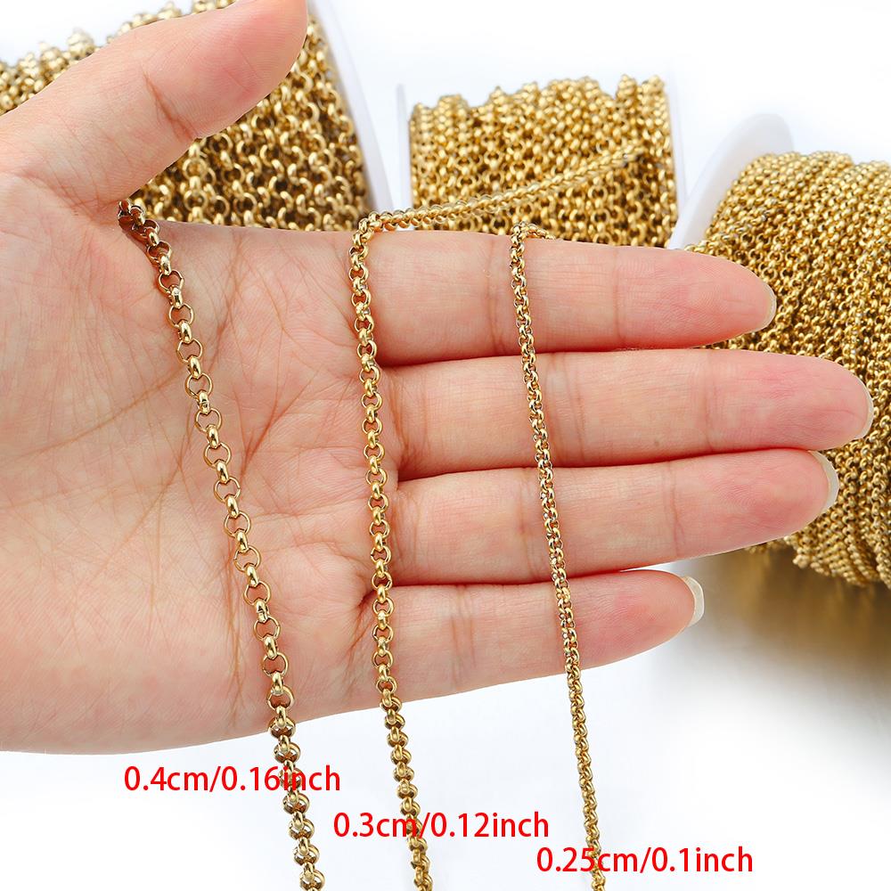 1 Meter 2-4mm Stainless Steel  - Body Jewelry Usa ulasan dan harga