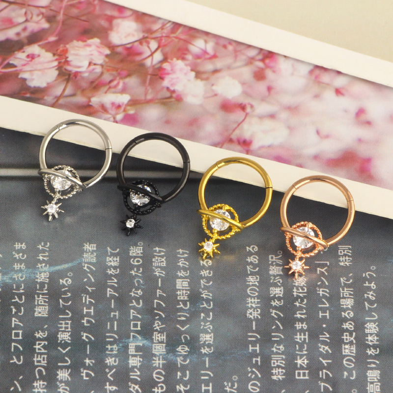 Septum Rings Planet Jewelry Su - Body Jewelry And Earrings ulasan dan harga