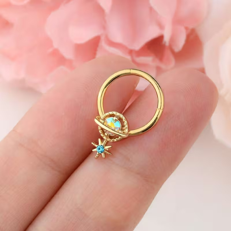 Septum Rings Planet Jewelry Su - Body Jewelry And Earrings ulasan dan harga