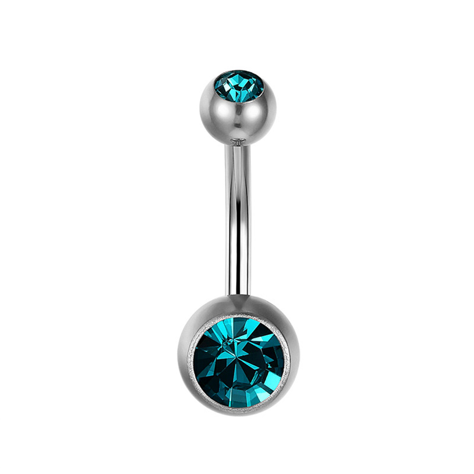 G23Titian 14G 8mm 10mm 12mm Su - Belly Bar Titanium ulasan dan harga
