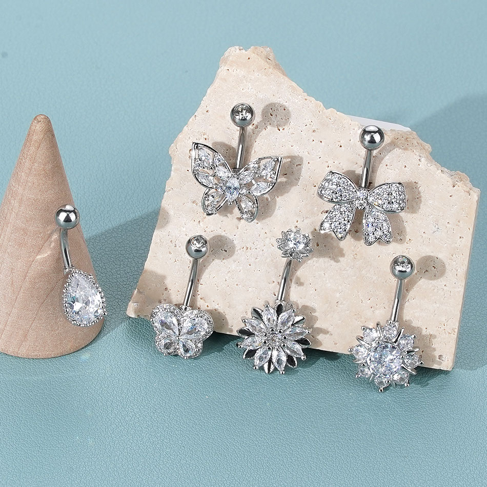  1pc Belly Button Piercing fo - Belly Bar Titanium ulasan dan harga