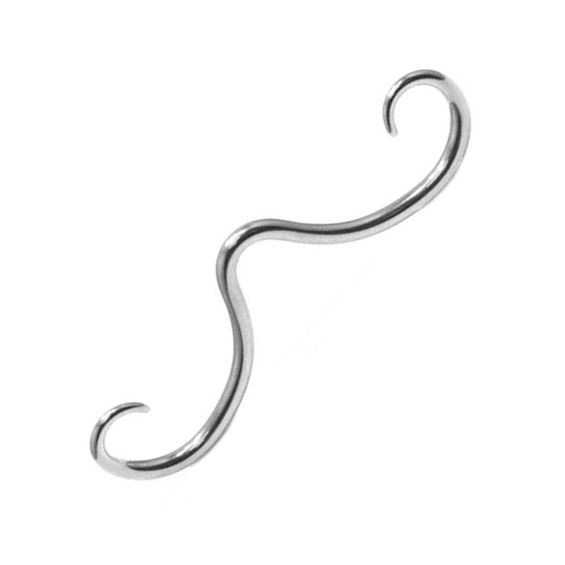Stainless Steel Septum Mustach - Body Jewelry Hangers ulasan dan harga