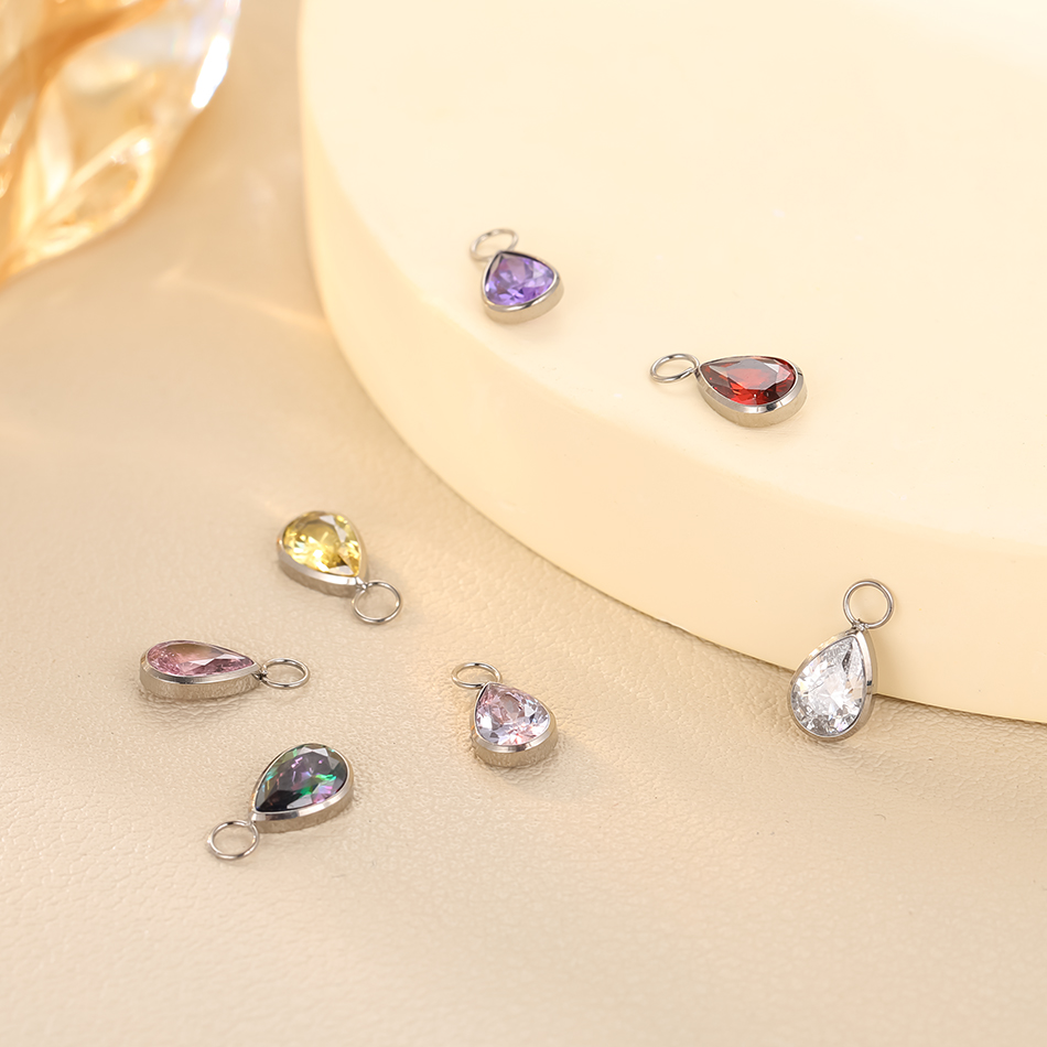 1pc Titanium Waterdrop Teardro - Belly Bar Titanium ulasan dan harga