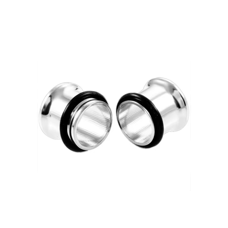 1Pair Stainless Steel Ear Plug - Body Jewelry Ear Plugs ulasan dan harga