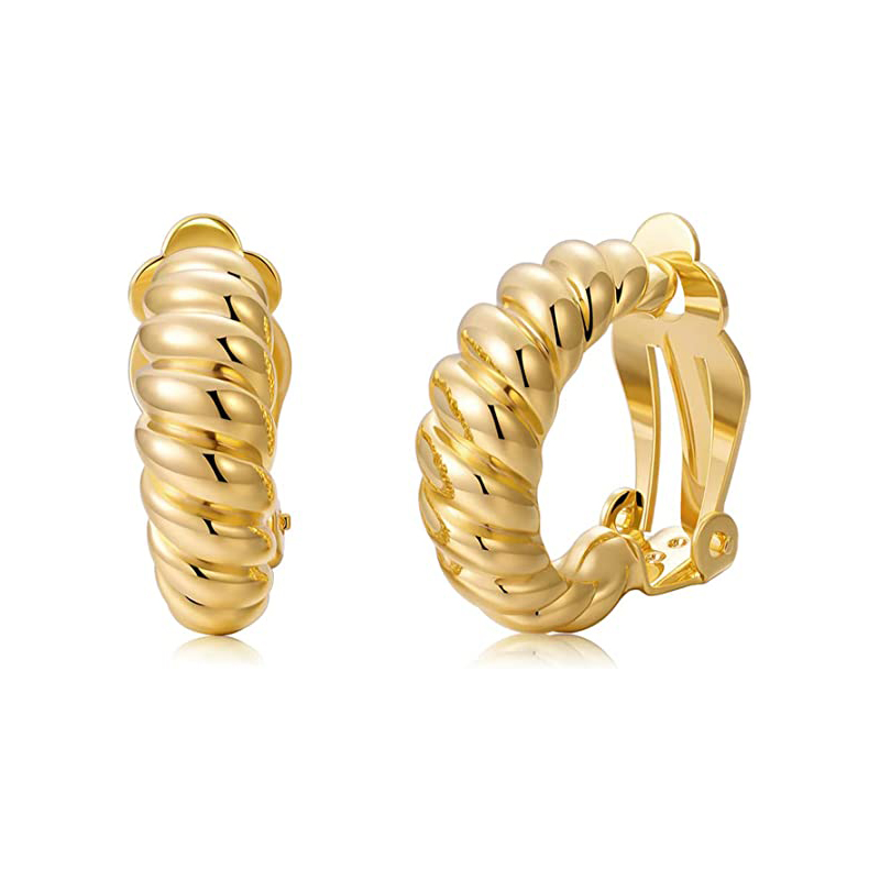 Stainless Steel Croissant Chun - Body Jewelry Hypoallergenic ulasan dan harga