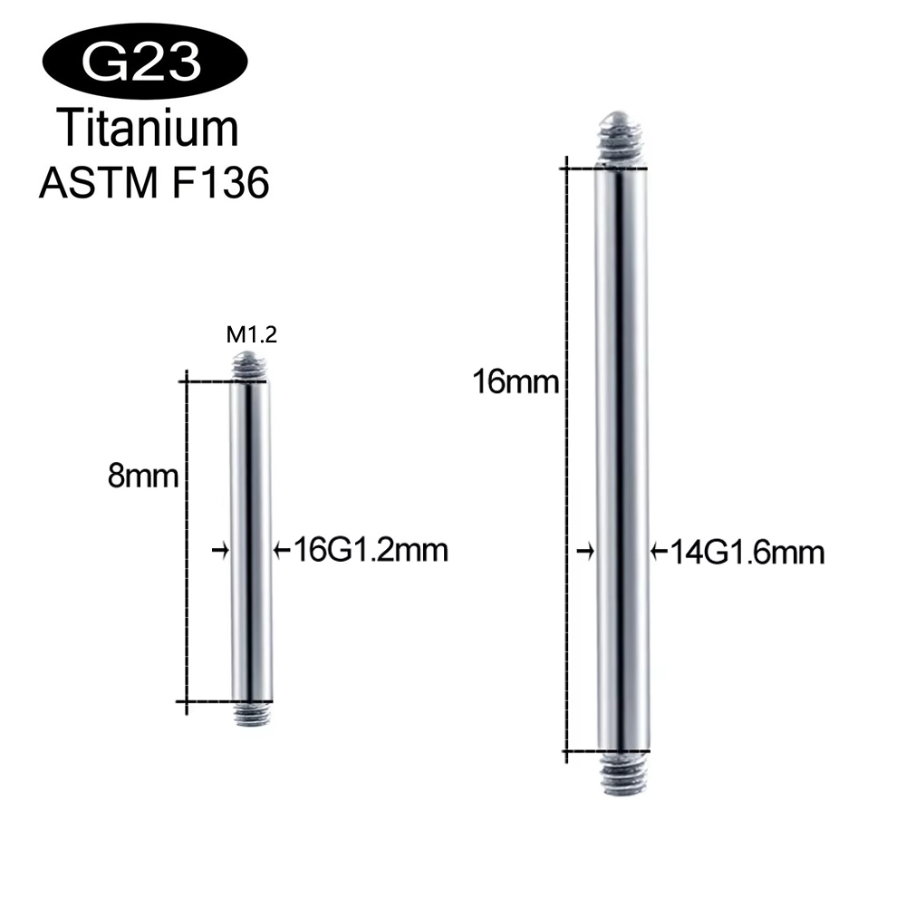 10pcs/lot ASTM F136 Implantabl - Body Jewelry Implant Grade ulasan dan harga