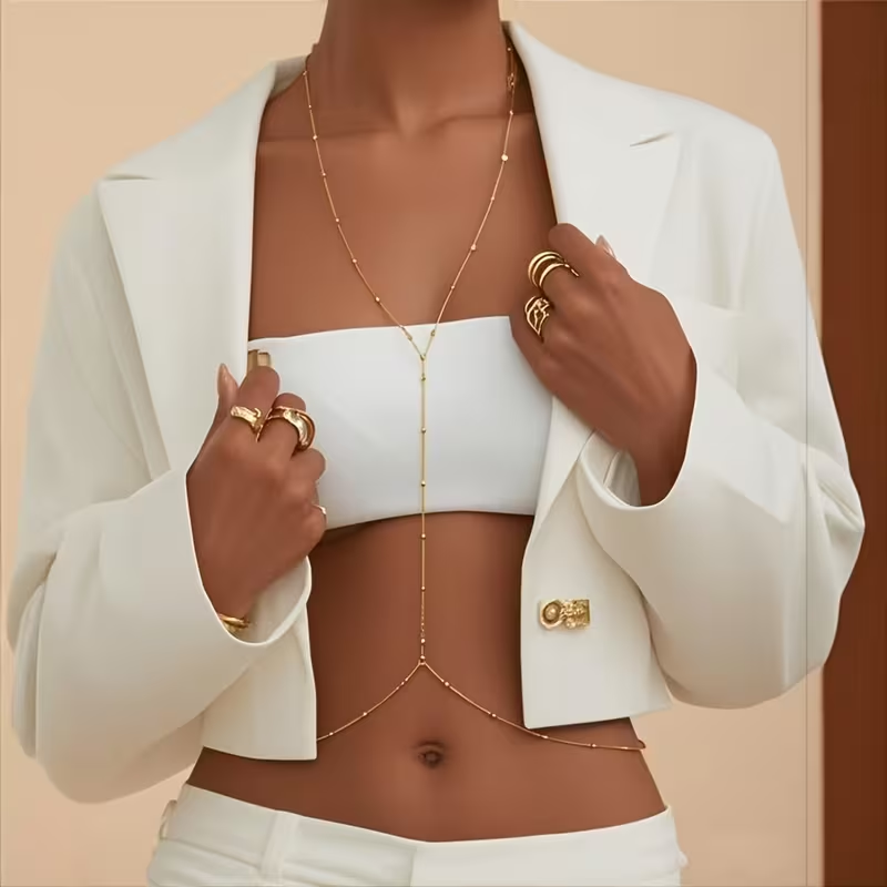 Fashion Simple Bead Chain Bohe - Body Jewelry Usa ulasan dan harga