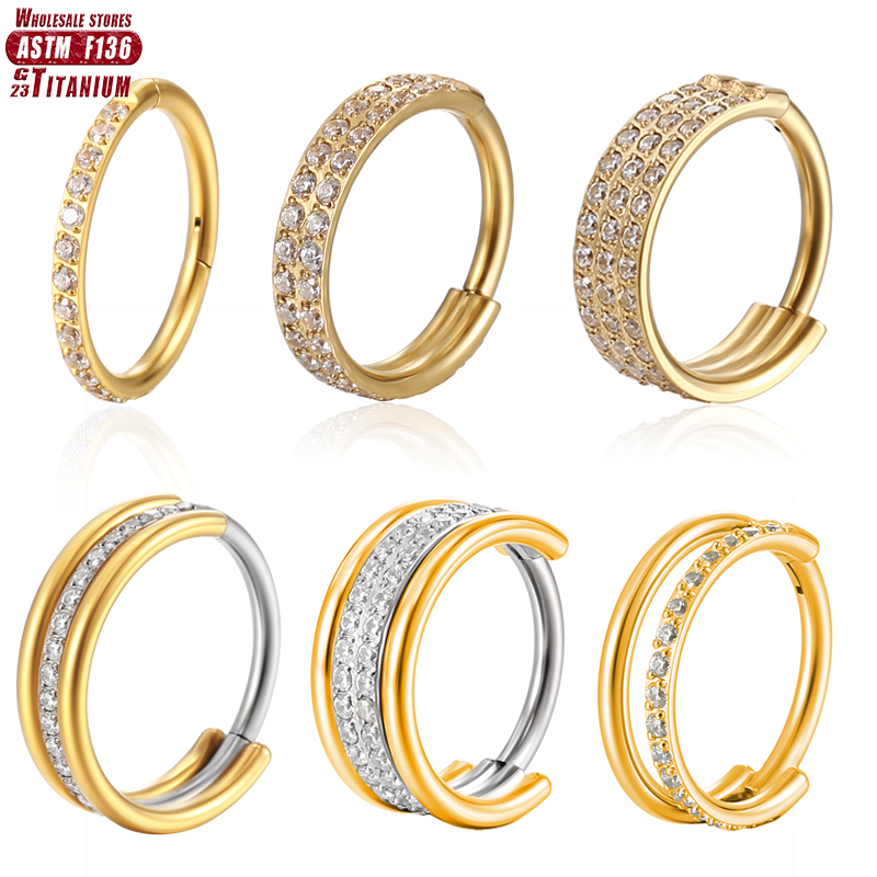 F136 Titanium Nose Ring Implan - Body Jewelry Implant Grade ulasan dan harga