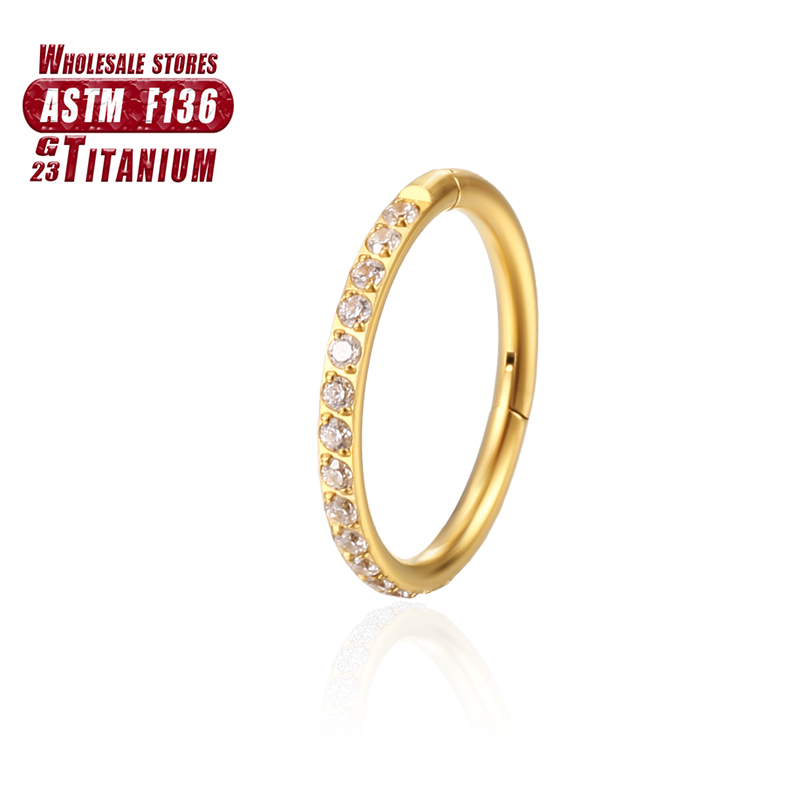 F136 Titanium Nose Ring Implan - Body Jewelry Implant Grade ulasan dan harga