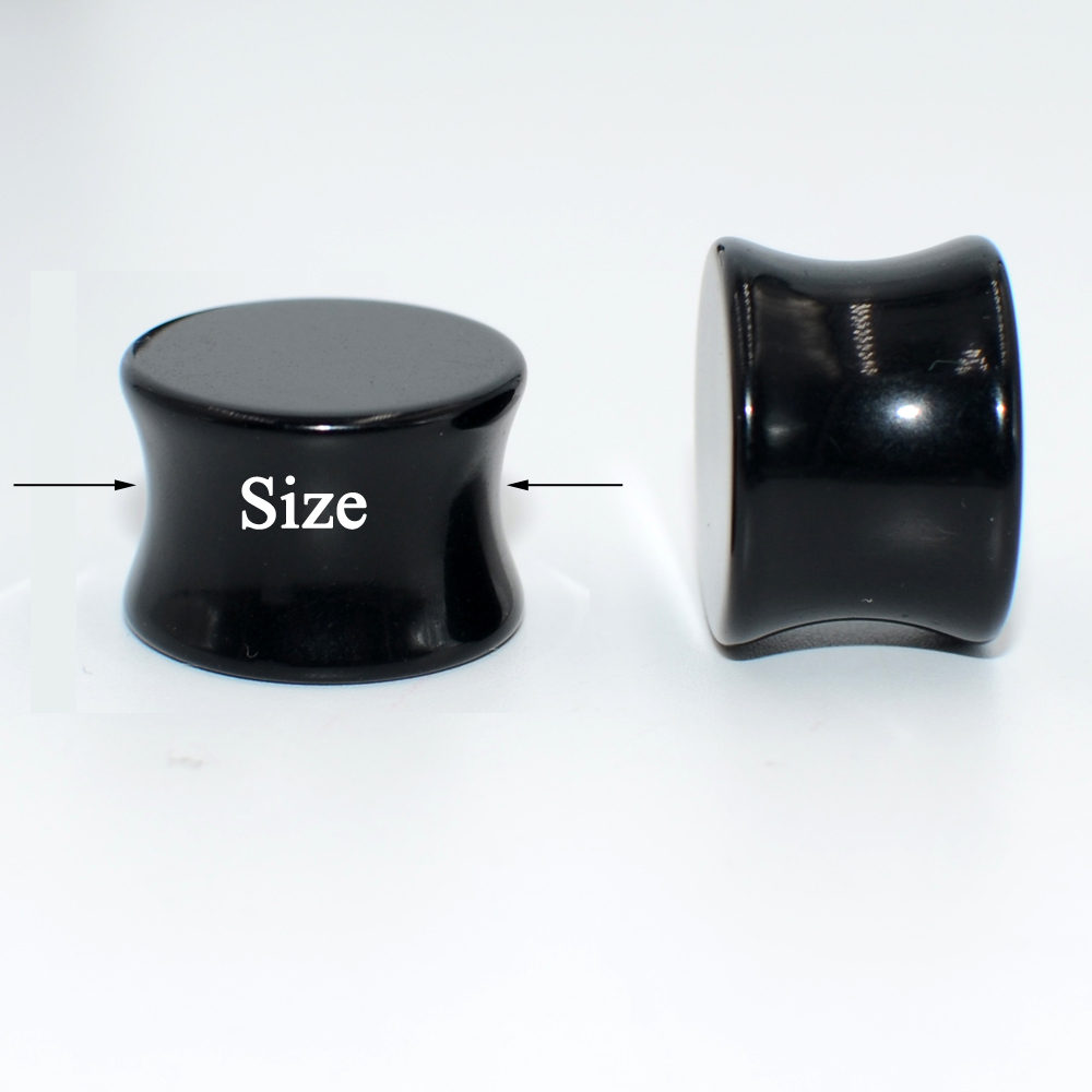 1 Pair 3mm-50mm Big Size Solid - Body Jewelry Ear Plugs ulasan dan harga