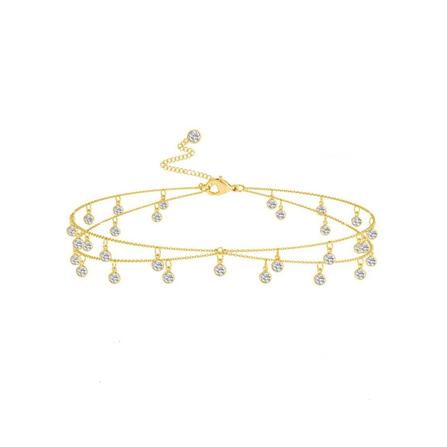 Fashion Boho Double Layer Rhin - Body Jewelry Usa ulasan dan harga