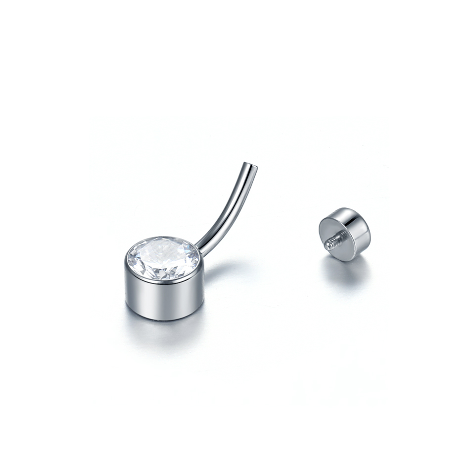 5/10Pcs Titanium Belly Button  - Belly Bar Titanium ulasan dan harga