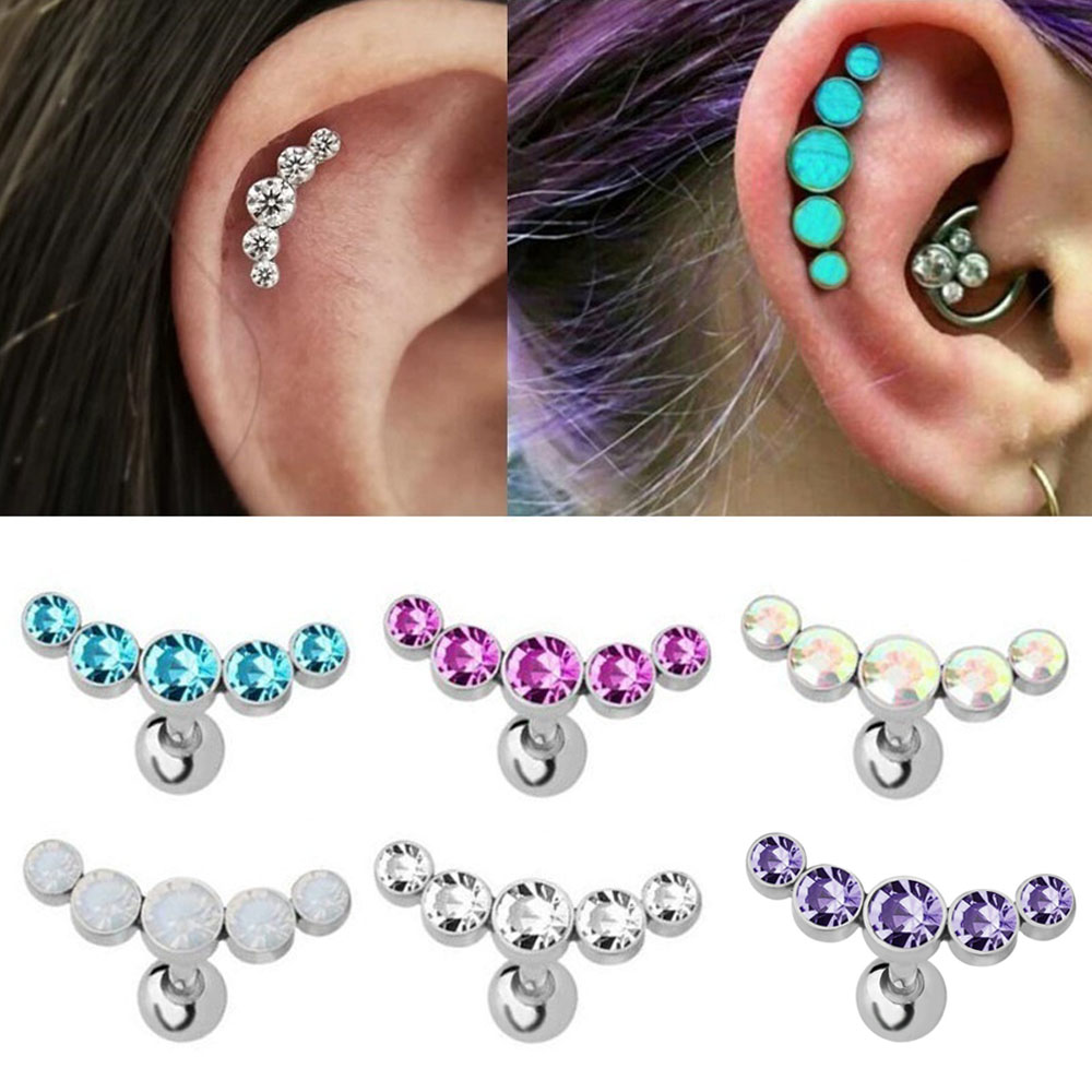 1Pcs Fashion 16G Stainless Ste - Body Jewelry And Earrings ulasan dan harga