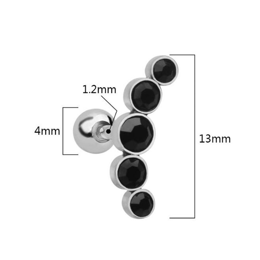 1Pcs Fashion 16G Stainless Ste - Body Jewelry And Earrings ulasan dan harga