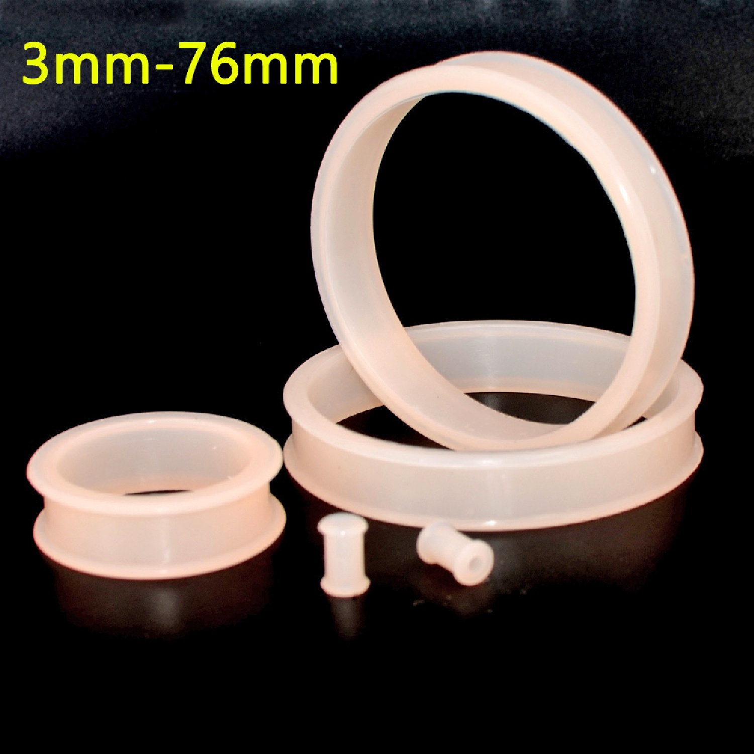 2pcs Supersize Flexible Silico - Body Jewelry Ear Plugs ulasan dan harga